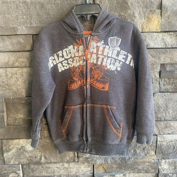 Arizona Boys‎ Full Zip Brown Sweatshirt 4T - Picture 1 of 3